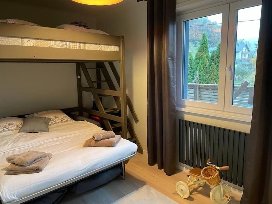 Joli Logement Avec Terrasse La Cigale 6 A 8 Personnes Orbey Exterior foto